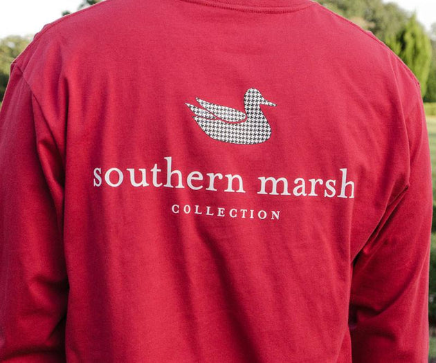 Southern Marsh Houndstooth Authentic Collegiate Tee Shirt