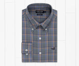 Southern Marsh Bristol Performance Plaid Dress Shirt Sage