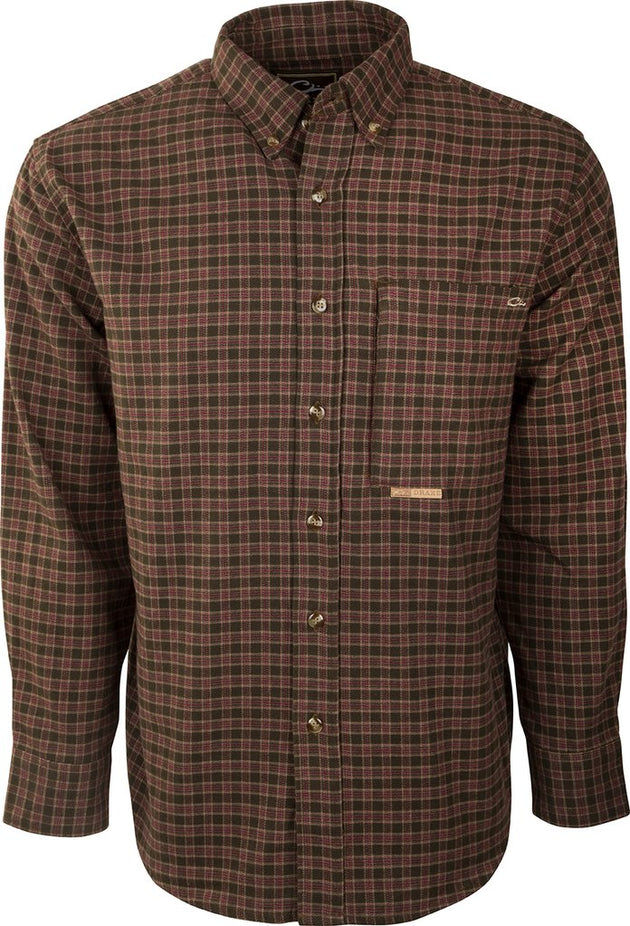 Drake Autumn Brushed Twill Shirt