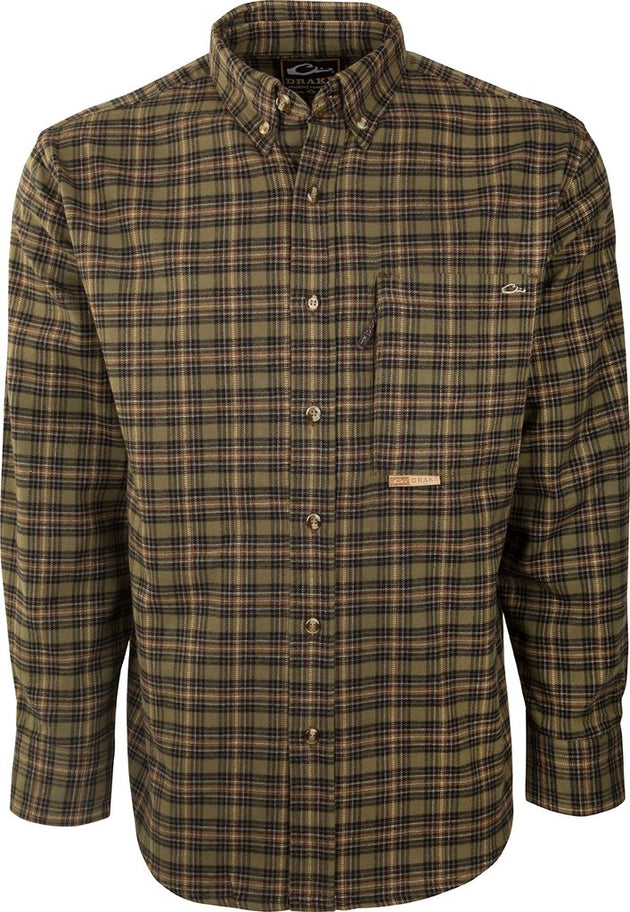 Drake Autumn Brushed Twill Shirt