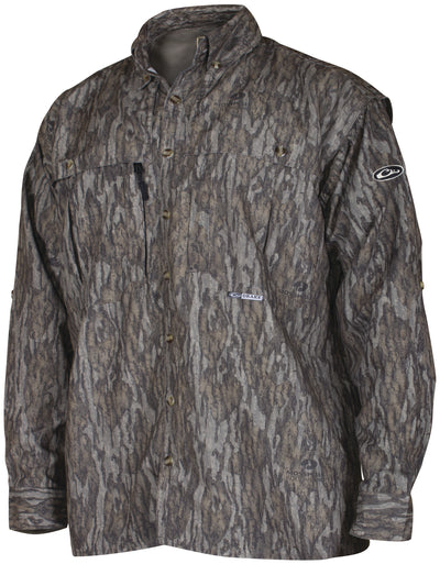 Drake EST L/S Camo Vented Wingshooter's Shirt