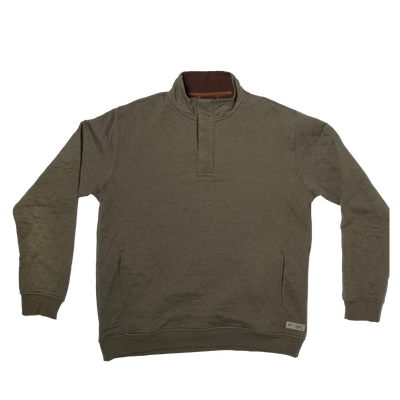 Southern Point Quilted Pullover