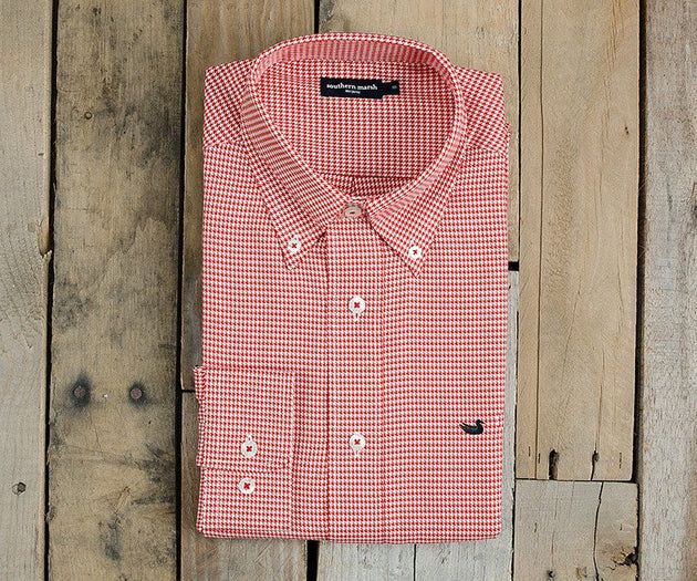 Southern Marsh Houndstooth Dress Shirt