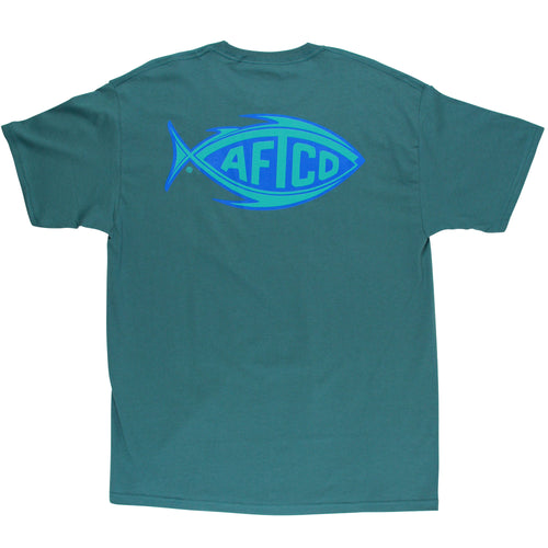 Aftco Neon Football Tee