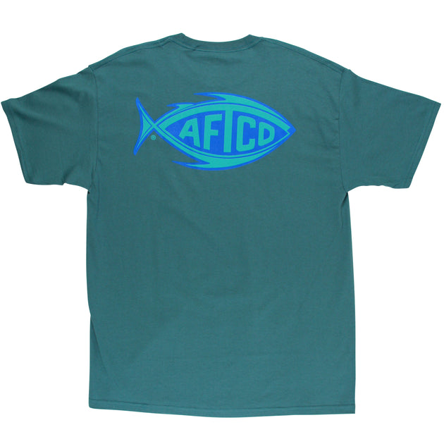 Aftco Neon Football Tee