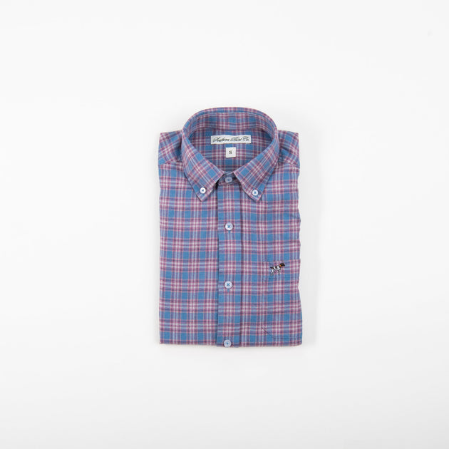 Southern Point Brushed Hadley Shirt Fushsia