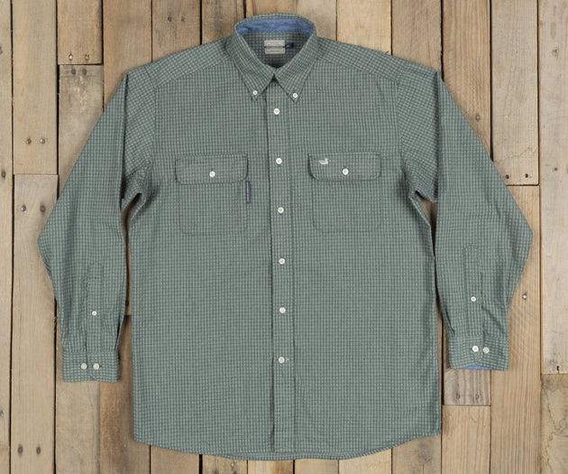 Southern Marsh Leeward Textured Grid Shirt