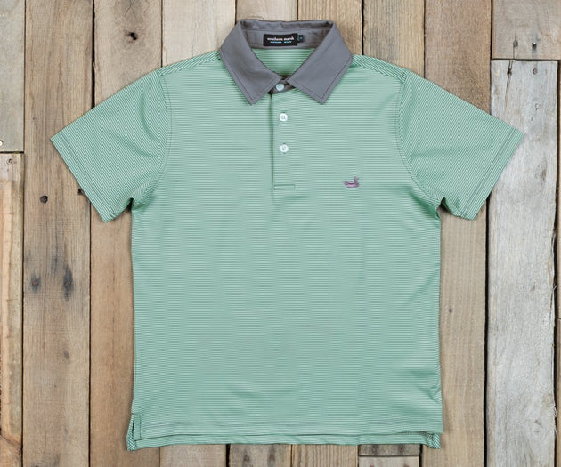 Southern Marsh Youth Bermuda Performance Polo โ Rountree Outdoors