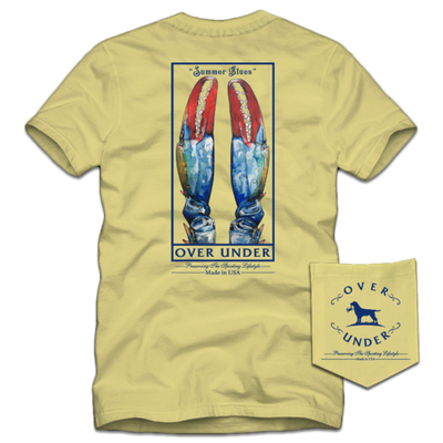 Over Under Summer Blues T-Shirt Yellow