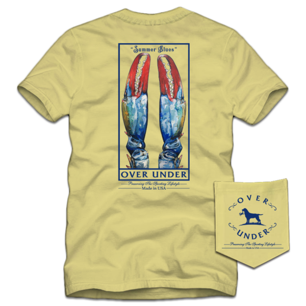 Over Under Summer Blues T-Shirt Yellow