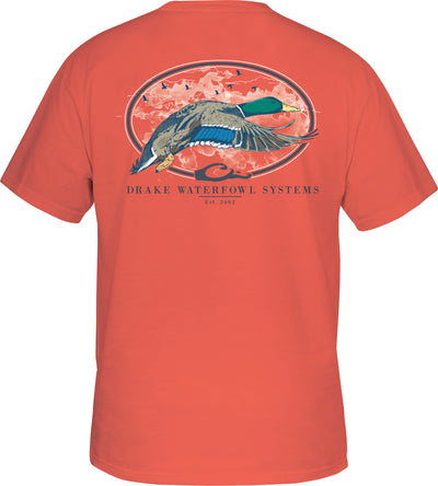 Oval Flying Drake T-Shirt Short Sleeve