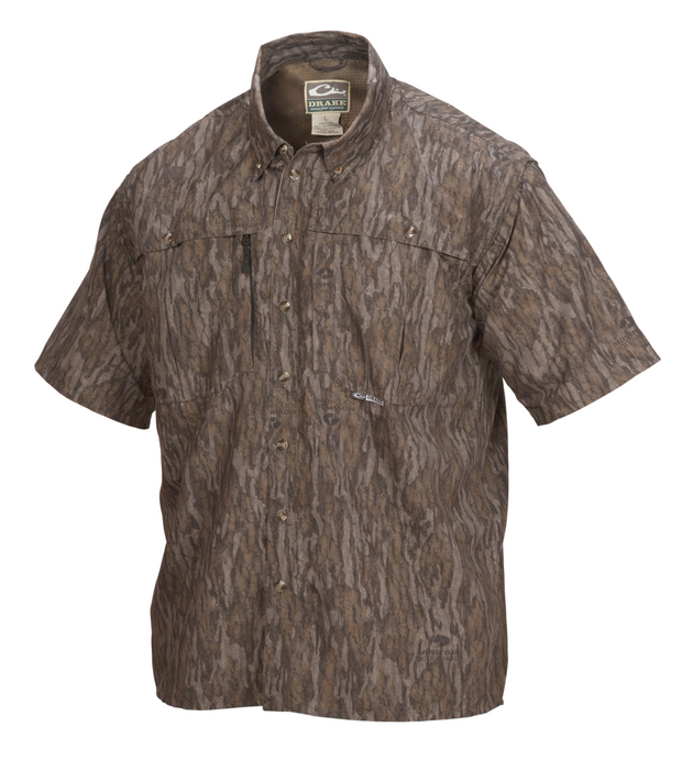 Drake S/S Camo Wingshooter’s Shirt