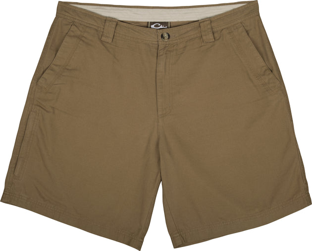 Drake Washed Cotton Canvas Shorts